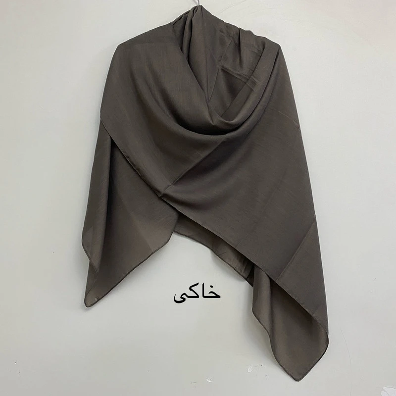 روسری زنانه مدل نخی چهارفصل قواره بزرگ دور دوخت